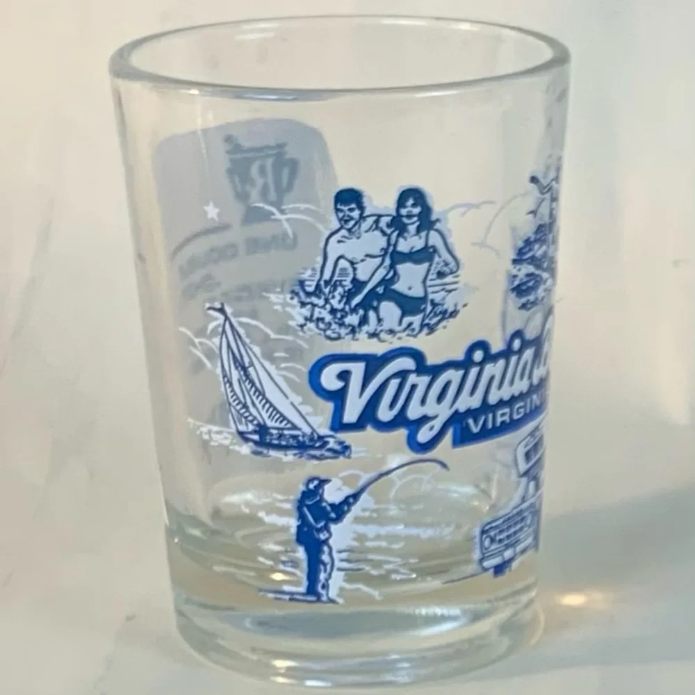 Virginia Beach, Virginia double shot glass.
